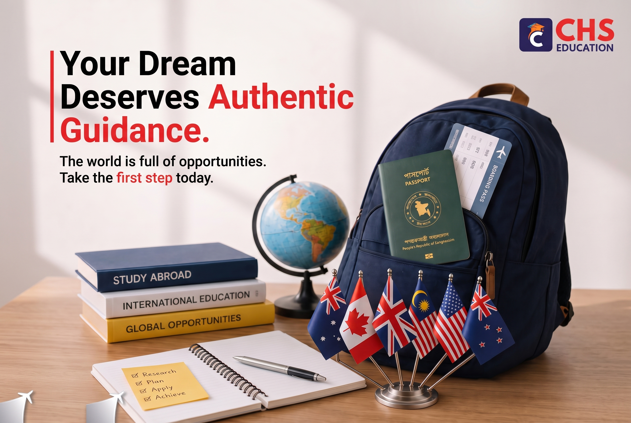 Your Dream Deserves Authentic Guidance: Start Your Study Abroad Journey with Confidence